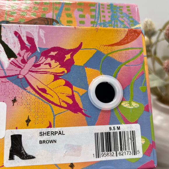 Jeffrey Campbell Sherpal Chunky Heel Zip Boot Brown Women 9.5 Tried On - Picture 11 of 11